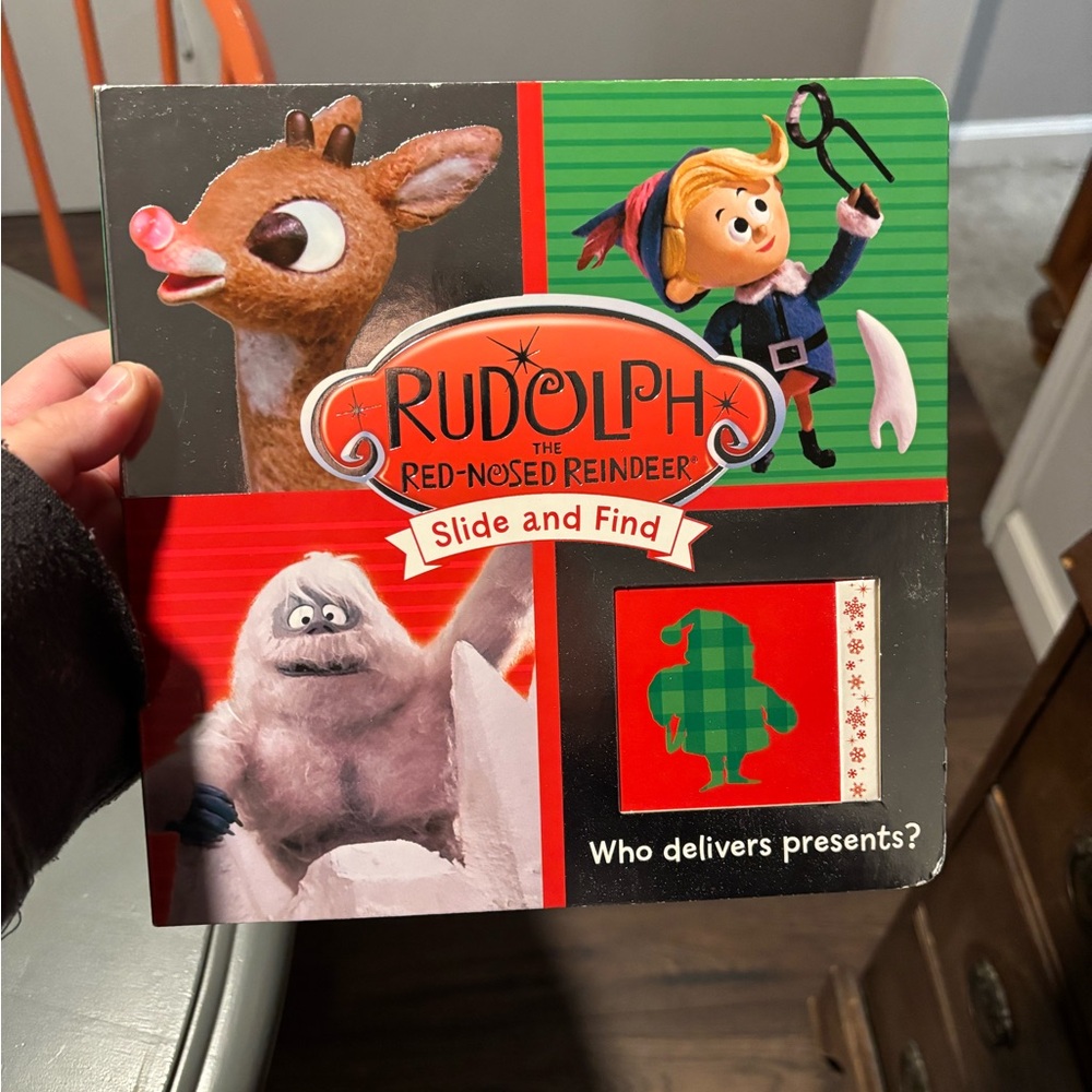 Rudolph the Red-Nosed Reindeer Slide and Find Book